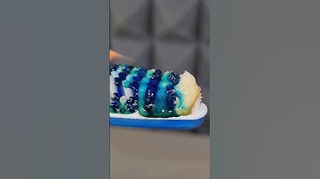 The melting of the toothbrush #melting #asmr #shorts