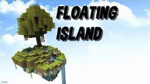 Minecraft But The World Is Floating Islands