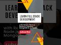 👉 Learn Full Stack Development in 2025 | React, Next.js, Node.js, MongoDB &amp; AI Tools