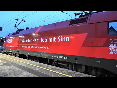 ÖBB Werbelok?‼️Nächster Halt: Job mit Sinn Employer Branding Lok in Vorarlberg Taurus 1116 199