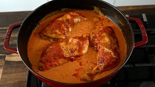 I've never eaten chicken so delicious! Hungarian chicken recipe!