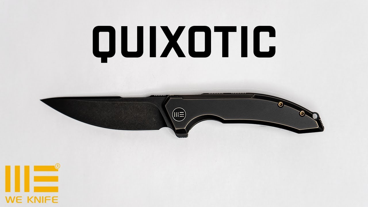 WEKNIFE Quixotic Flipper Knife Titanium Handle (3.45