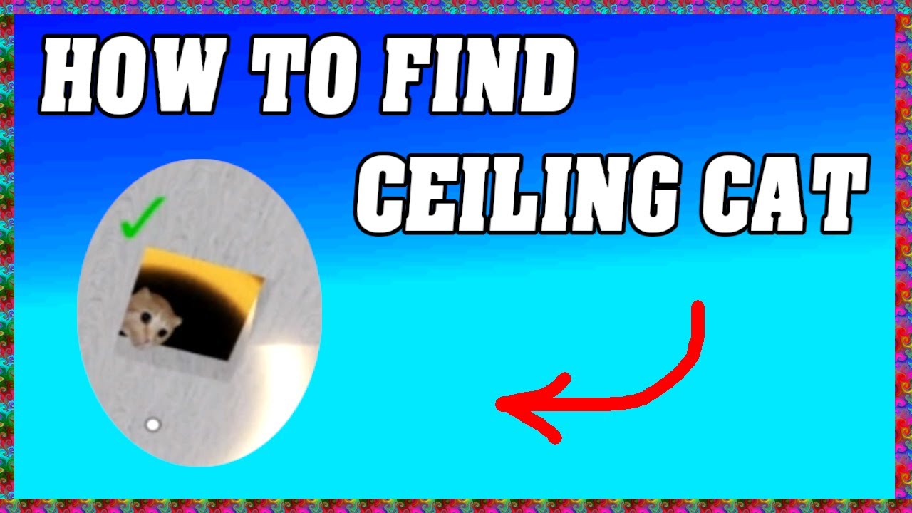 HOW TO FIND CEILING CAT in FIND THE CATS ROBLOX ! 😻 - YouTube