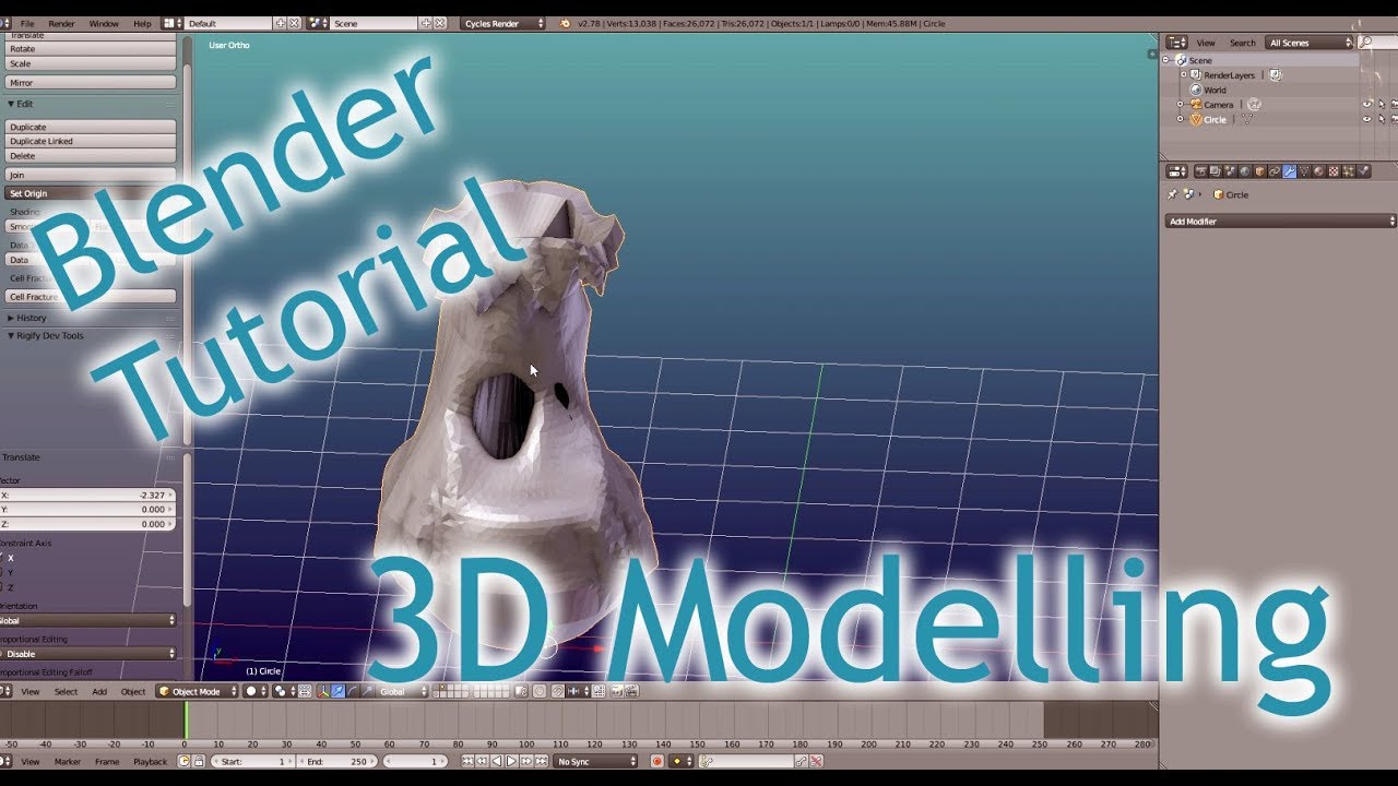 Blender Elements of Modelling YouTube