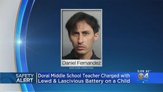 Doral Middle School Teacher Charged With Lewd & Lascivious Battery On A Child