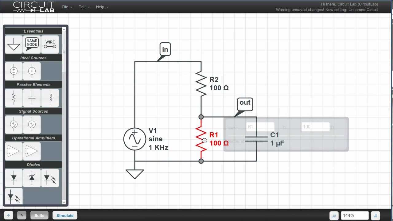 Programa de desenhar circuitos elétricos online