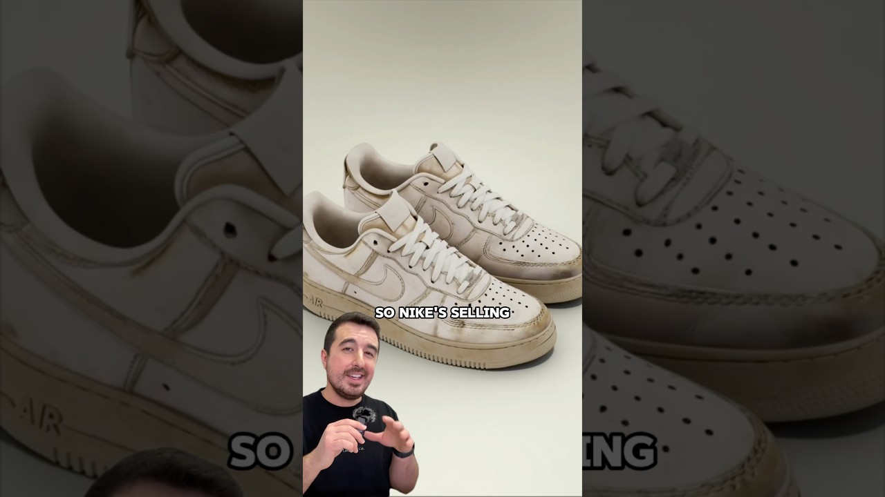 Nike’s Selling Dirty Air Force 1s for $130😭