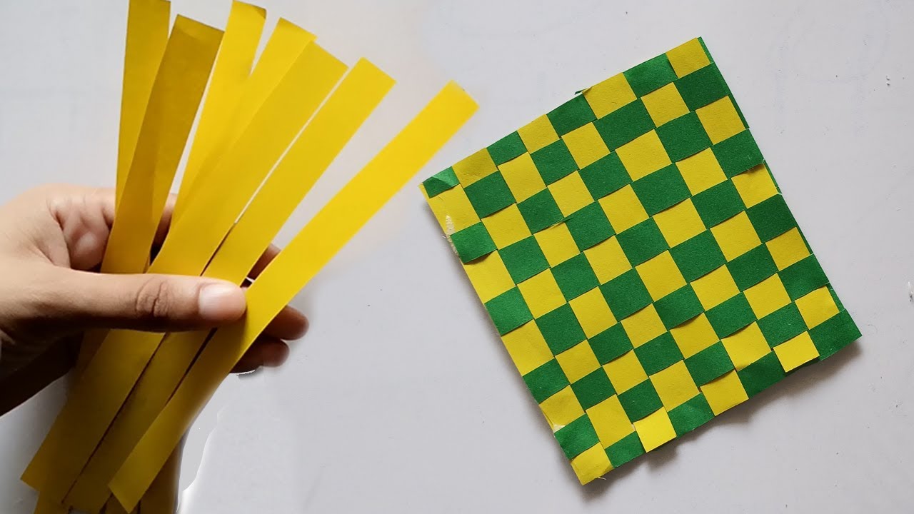 Paper Weaving Basket | How to make a Paper Easter Basket | DIY Easter ...