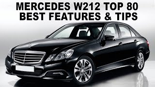 MERCEDES W212 Top 80 BEST FEATURES OPTIONS\/ 80 TIPS Your Mercedes W212 that YOU Might Not Know About