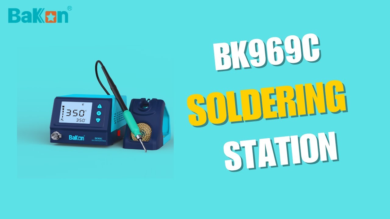 BK969C Digital Soldering Station, All-in-One Heating Core. 