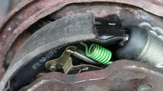 2003 Chevy Tracker Rear Brakes (Shoes) and Brake line Replacement