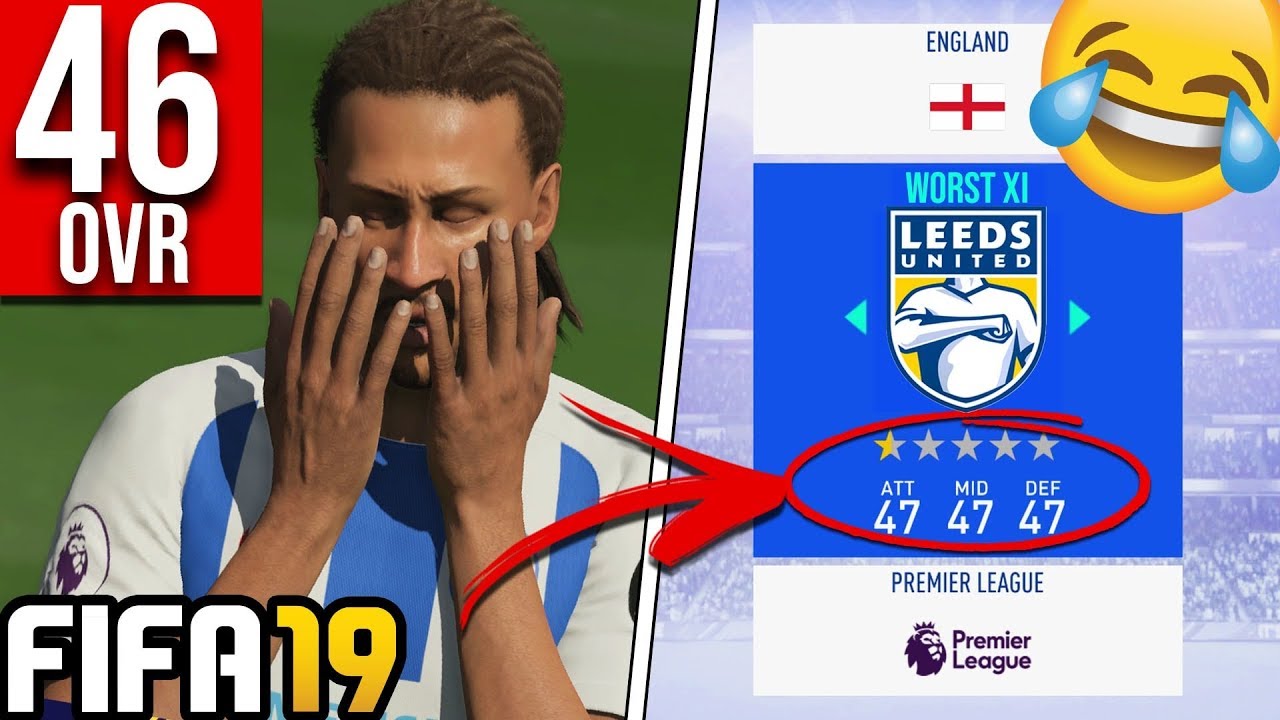 PLAYING WITH THE WORST XI EVER IN FIFA 19!!! - FIFA 19 Experiment