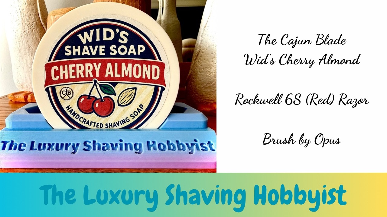 The Cajun Blade Wid's Cherry Almond - Rockwell 6S (Red) - Opus Brushworks