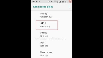 Celcom 4G APN Settings for Android