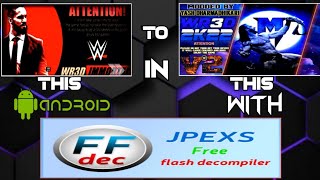 How To Add Loading and menu screen in Wr3d With Jpexs Free Flash Decompiler In Android|Step By Step