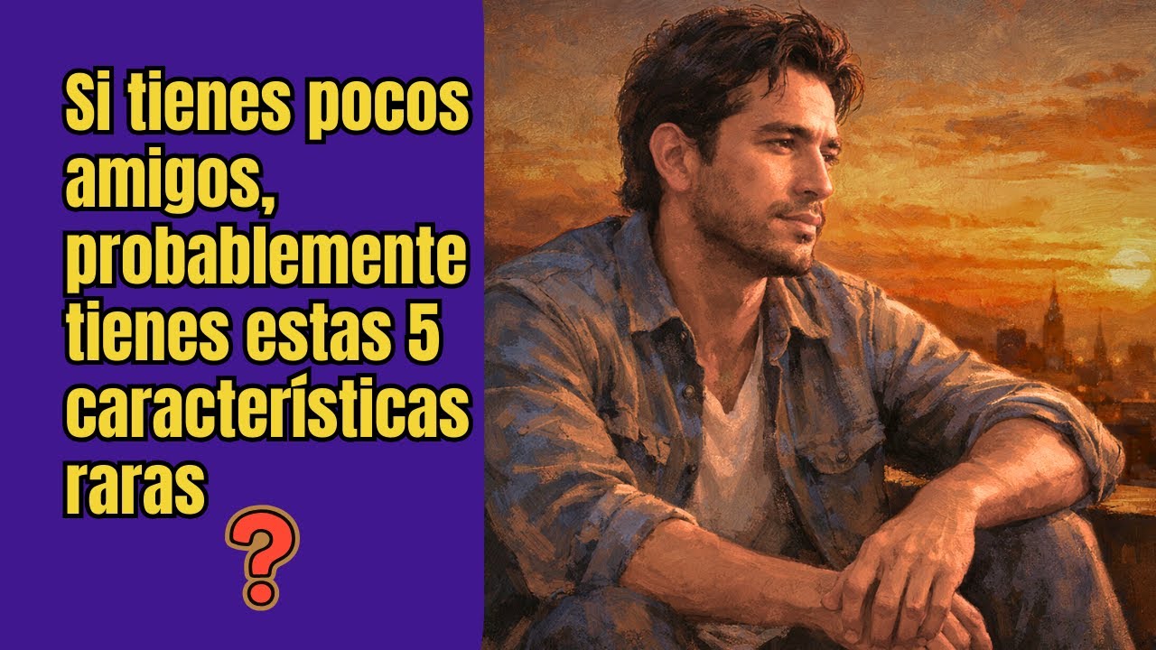 Si tienes pocos amigos, probablemente tienes estas 5 características raras.