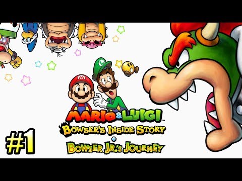 Mario u0026 Luigi Bowseru0027s Inside Story Миньоны Младшего #1 — Тем Временем в Замке {3DS}