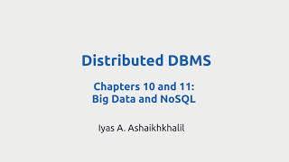 Famous Chapters 10 and 11: Big Data and NoSQL Profile