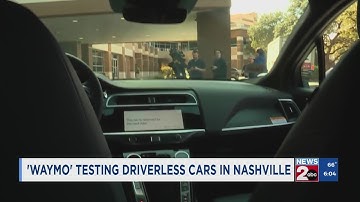 Waymo testing driverless cars in Nashville, TN