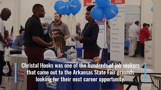 Digital Original: Job seeker attends job fair & interviews with company president