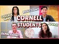 🔥Cornell students answer your BURNING questions: college rejection, depression, etc. | Katie Tracy