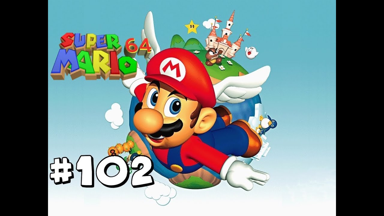 Let's Play Super Mario 64 Part 102 "Timed Jumps On Moving Bars" YouTube