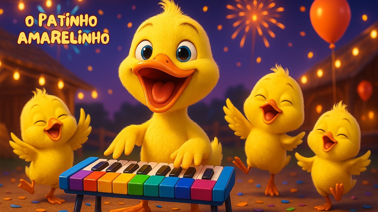 O Patinho Amarelinho | Pintinho  | Músicas Infantis | Compilação | Turma da Gabi