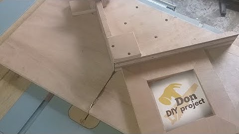 Table Saw Miter Sled (lockdown project)