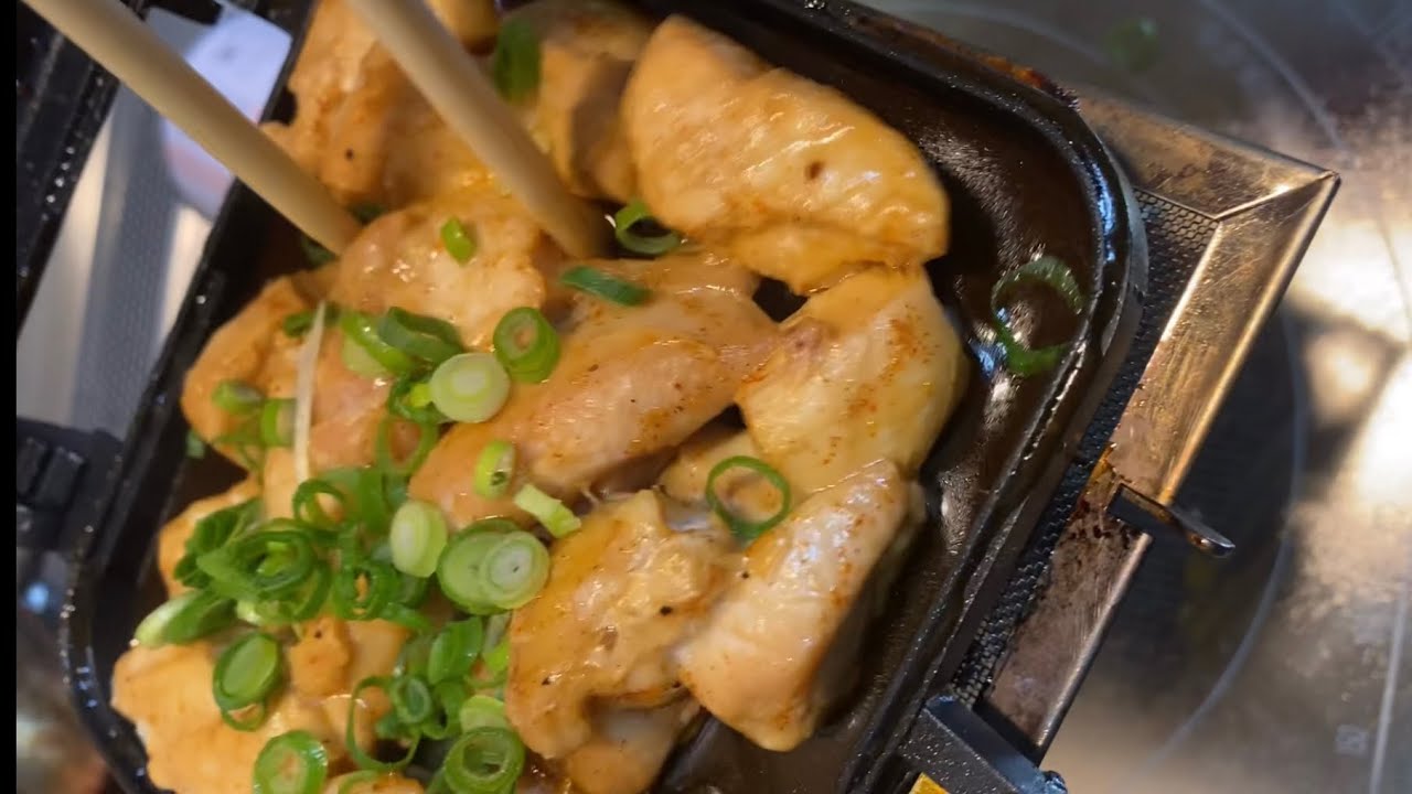 ビールに合うつまみの事だけを考えて鶏もも肉をスペアリブソースで焼いて行くだけの動画 Youtube