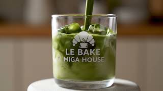 Le Bake Miga House Matcha Latte