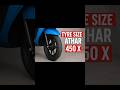 Ather 450X Tyre Size 🔥 | Front &amp; Rear #ather450x #electricvehicle #youtubeshorts #viral #tyresize