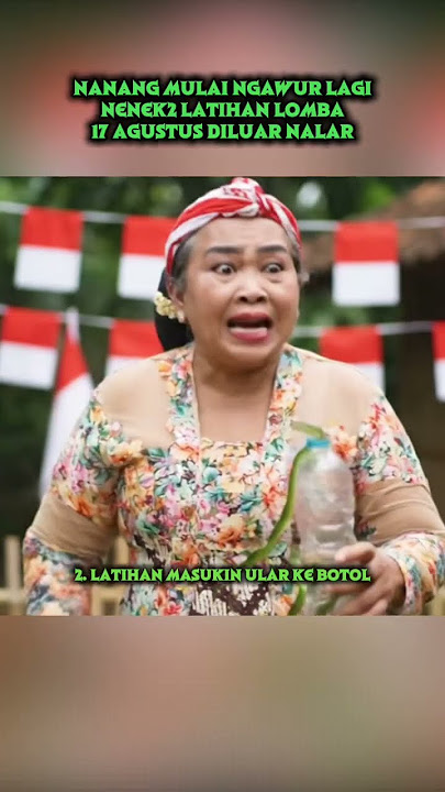 ULAH NANANG MAKIN ANEH, BIKIN PROMPT NENEK2 LATIHAN AGUSTUSAN NGAWUR  #ai #aiart #aivideo #aishorts