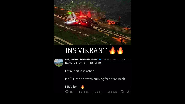 INS VIKRANT DESTROY THE KARACHI FORT whatsthefun01 INS VIKRANT 🔥#insvikrant #viral #operationsindoor