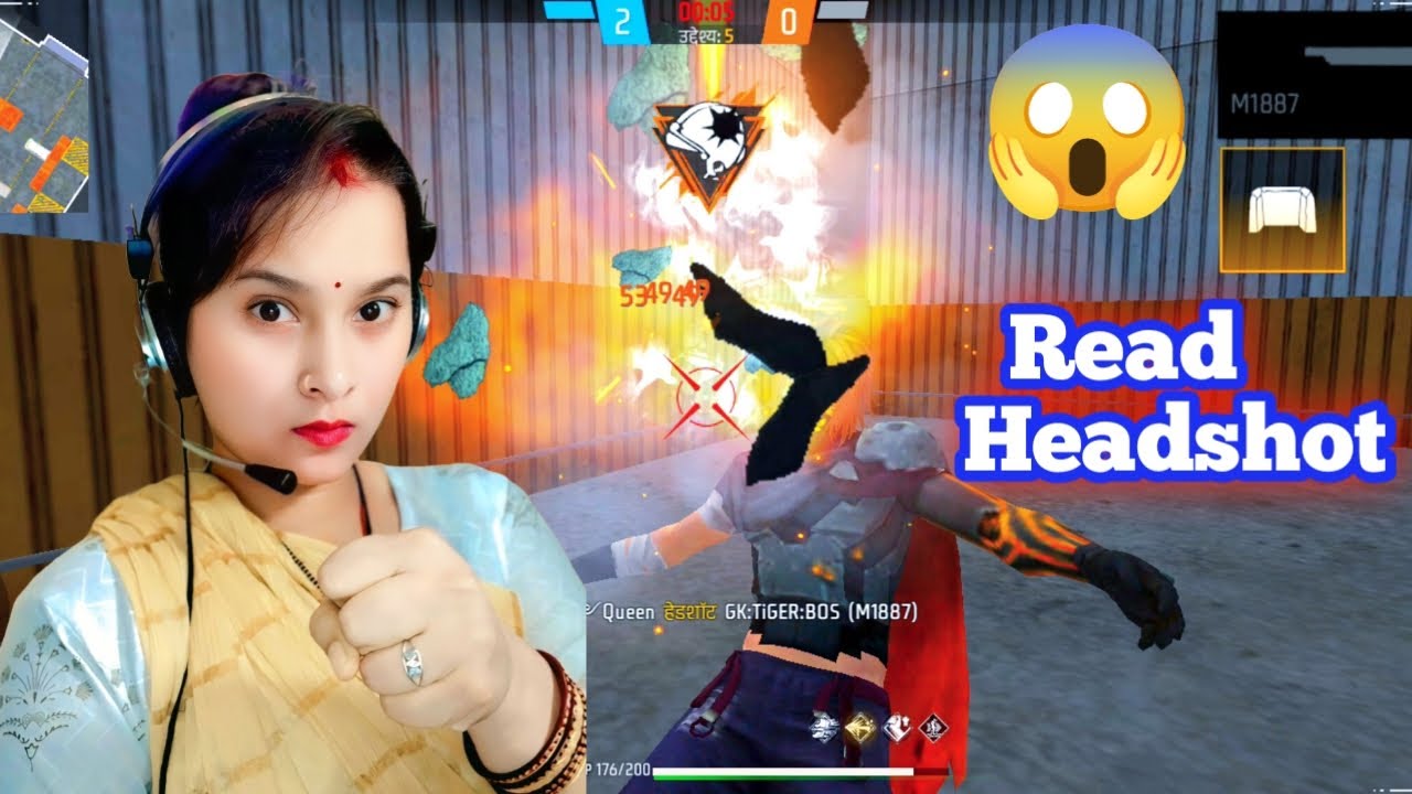 हिन्दी और भोजपुरी LANGUAGE GARENA FREE FIRE 🔥 MUSKAN QUEEN GAMING FUNNY 🤣 GAMEPLAY VIDEO @PNROSE 
