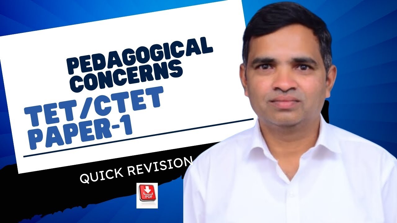 TG-TET CTET Paper-1 Pedagogical Concerns | Quick Revision | Last Day Exam Prep 2026