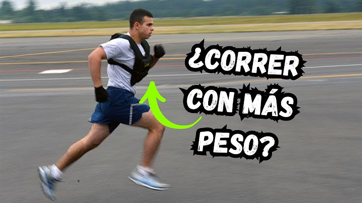 ¿Somos más rápidos si entrenamos con peso extra?