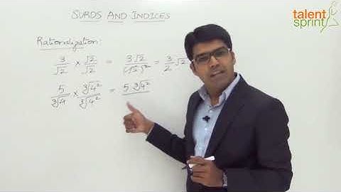 Surds and Indices: Problems and Solutions by Rationalization | Example 1 to 4 | TalentSprint
