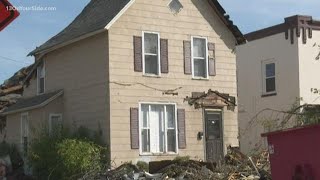 Belknap neighborhood continues to clean up debris after wind damage