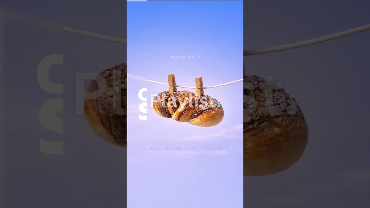 ☁️🥐 One Hour Chill | No Vocals | Instrumental  静かな空とパン｜고요한 하늘과 빵