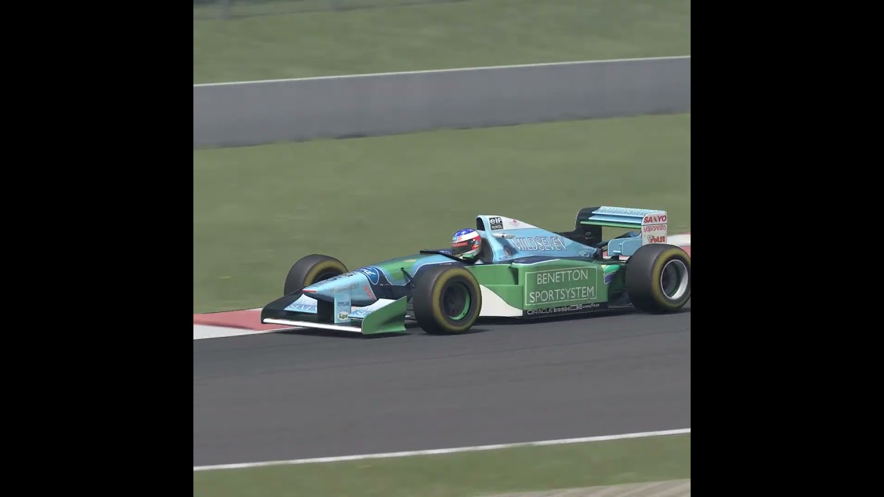 Michael Schumacher vs Nigel Mansell | Benetton B194 vs Williams FW16 | F1 1994 at Magny-Cours