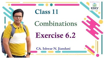 Chapter 6 | Combinations | Exercise 6.2 | Class 11 Statistics | Gujarat Board | Permutation