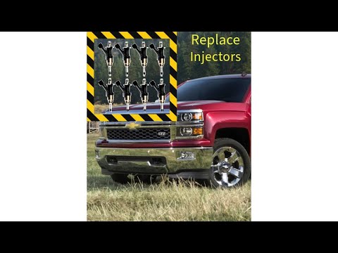 2015 Chevy Silverado Fuel Injector Replacement (FIXING A MISFIRE) - YouTube