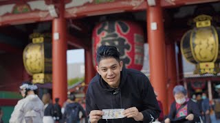 Japan 100$ Street Food Challenge in Asakusa, Tokyo