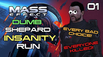 Day 1 of SSG Mass Effect LE Insanity Run Competition (Dumb Shepard Run / Get Everyone Killed)