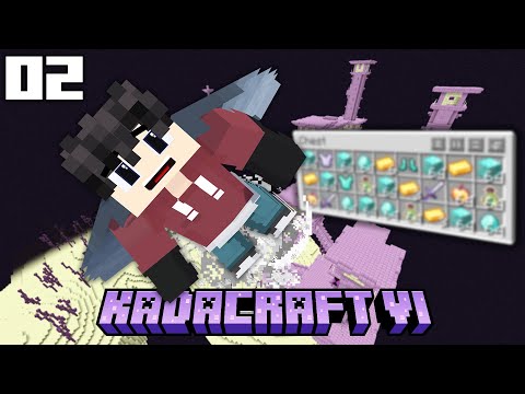 LUCKIEST End City Loot in Minecraft | Kadacraft S6EP2