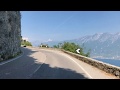 Fahrt nach Gardola (Tignale) vom Seeufer aus in 4K 2017