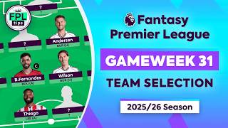 FPL GW31: TEAM SELECTION | Thiaw or Save? | Blank Gameweek 31 | Fantasy Premier League 2025/26 Tips screenshot 4
