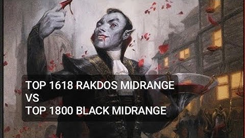 Top 1618 Rakdos Midrange vs Top 1800 Mono Black Midrange | Pioneer | Mythic Rank | MTG Arena