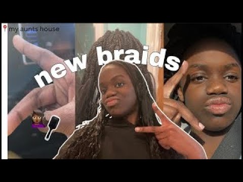 Get my braids with me *hair prep*|bohemian braids