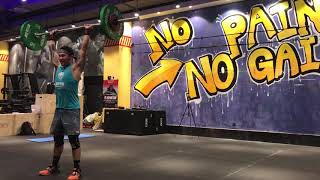 CrossFit Open 18.5 Thrusters and Chest To Bar Pull-ups (1st attempt - 99 reps)